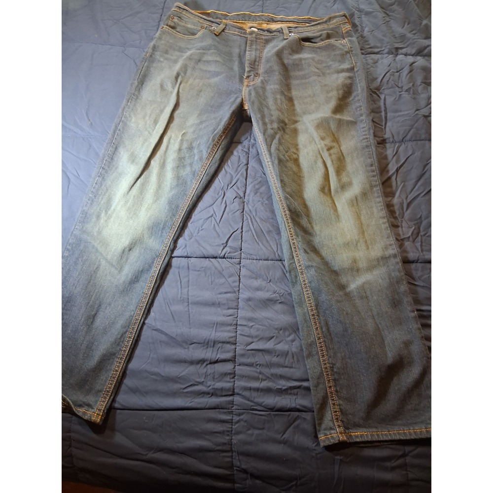 Levis 541 Athletic Taper Mens Blue Denim Jeans 38x30 Classic Fit 4435